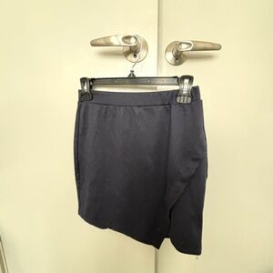 Navy Blue Mini Skirt